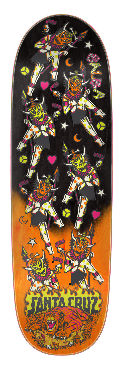 Santa Cruz Salba Firedance Pro Shaped 8.80in x 32.08in Skateboard Deck