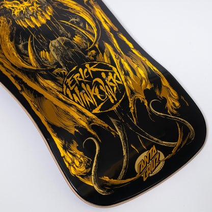 Santa Cruz Winkowski Primeval Gold Pro Shaped 10.34in x 30.54in Skateboard Deck
