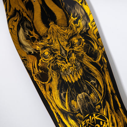 Santa Cruz Winkowski Primeval Gold Pro Shaped 10.34in x 30.54in Skateboard Deck