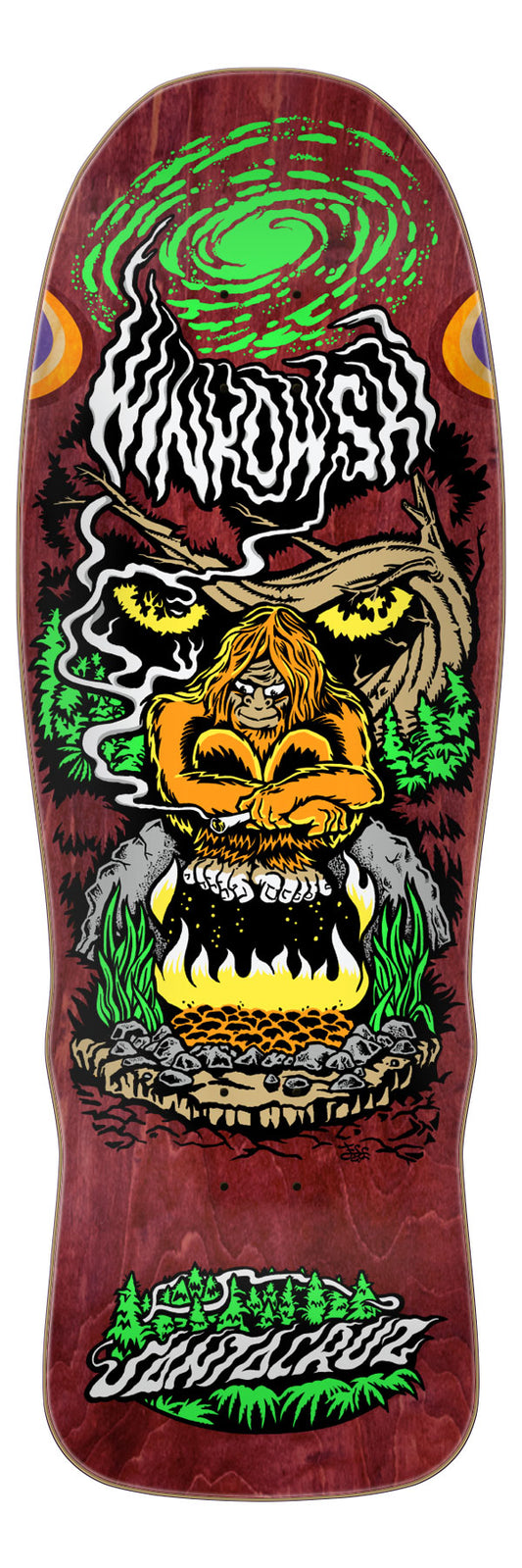Santa Cruz Winkowski Bigfoot Pro Shaped 10.34in x 30.54in Skateboard Deck
