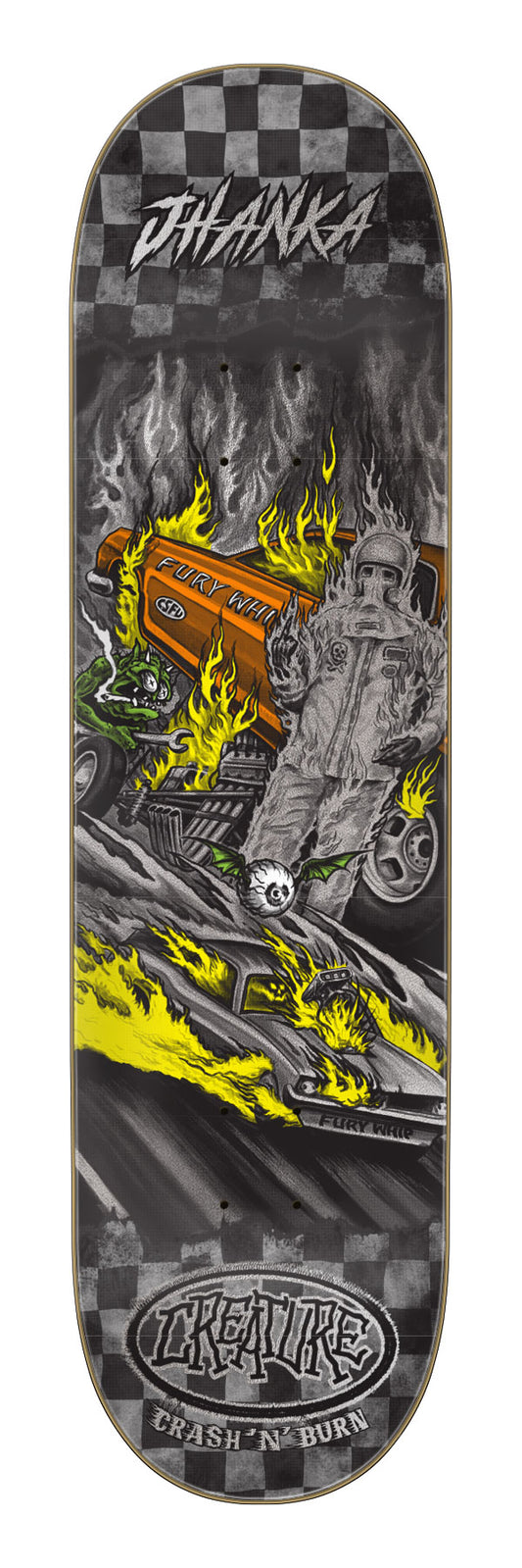 Creature Gonzalez Crash and Burn Pro VX 8.375in x 32.00in Skateboard Deck