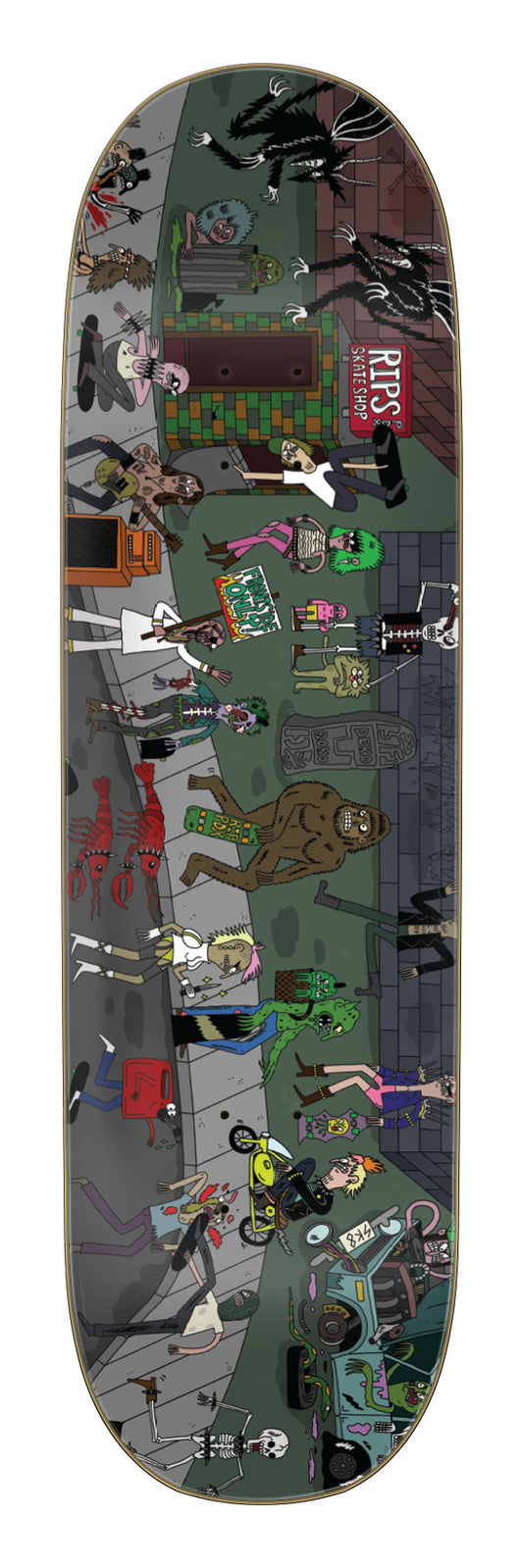 Creature Willis Kimbel Shred Party Deux Pro 9in x 33 in Skateboard Deck