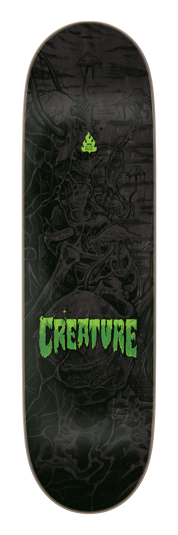 Creature Russell Swamp Pro Stumps 8.60in x 31.95in Skateboard Deck