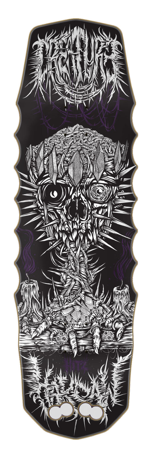 Creature Hitz Haksaw Grande Pro 9.5in x 32.5in Skateboard Deck