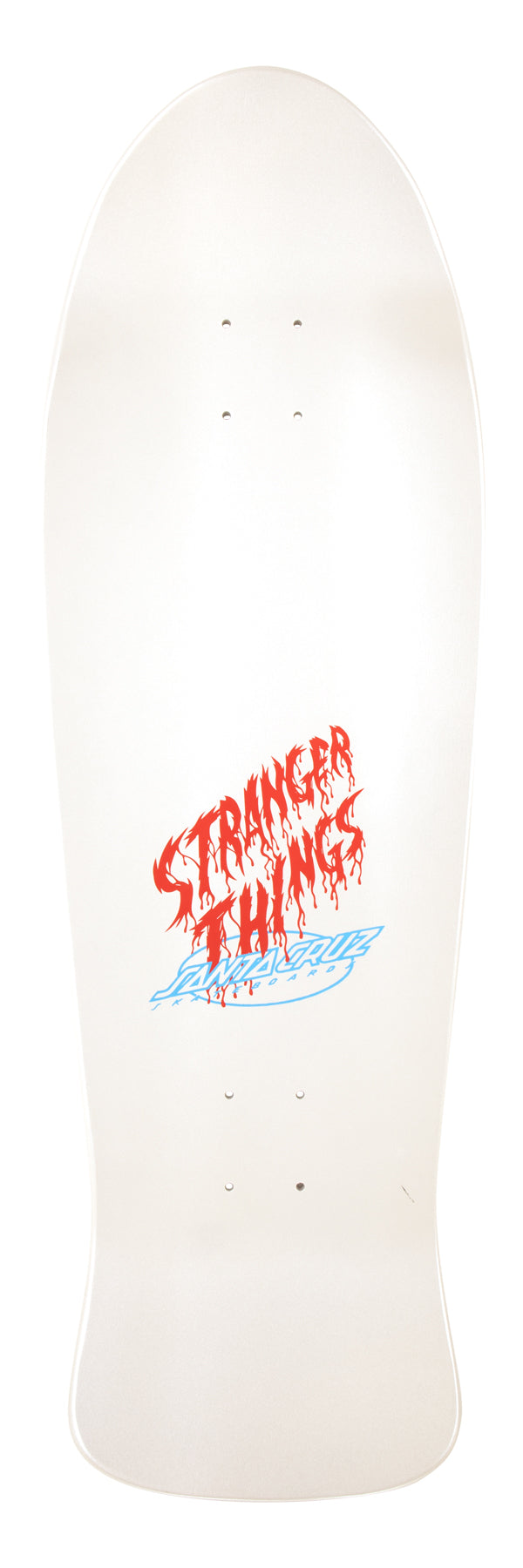 Santa Cruz Stranger Things Meek Slasher Eddie Reveal 10.1in x 31.13in Shaped Skateboard Deck