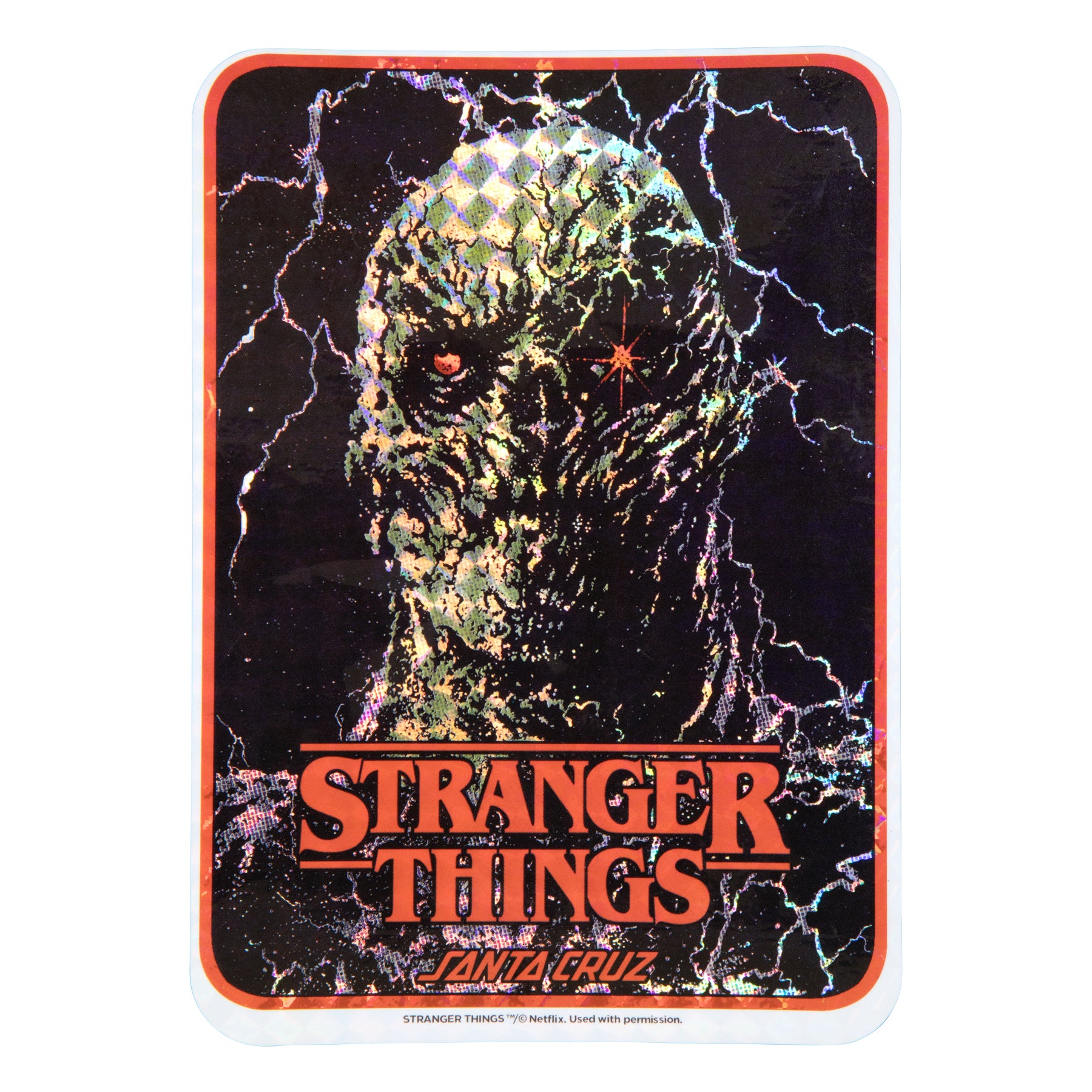 Santa Cruz x Stranger Things Vecna 8.5in x 32.2in Skateboard Deck