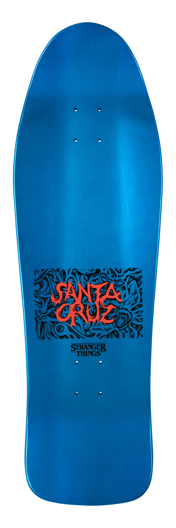 Santa Cruz Stranger Things Knox Hellfire Pit 10.07in x 31.275in Shaped Skateboard Deck