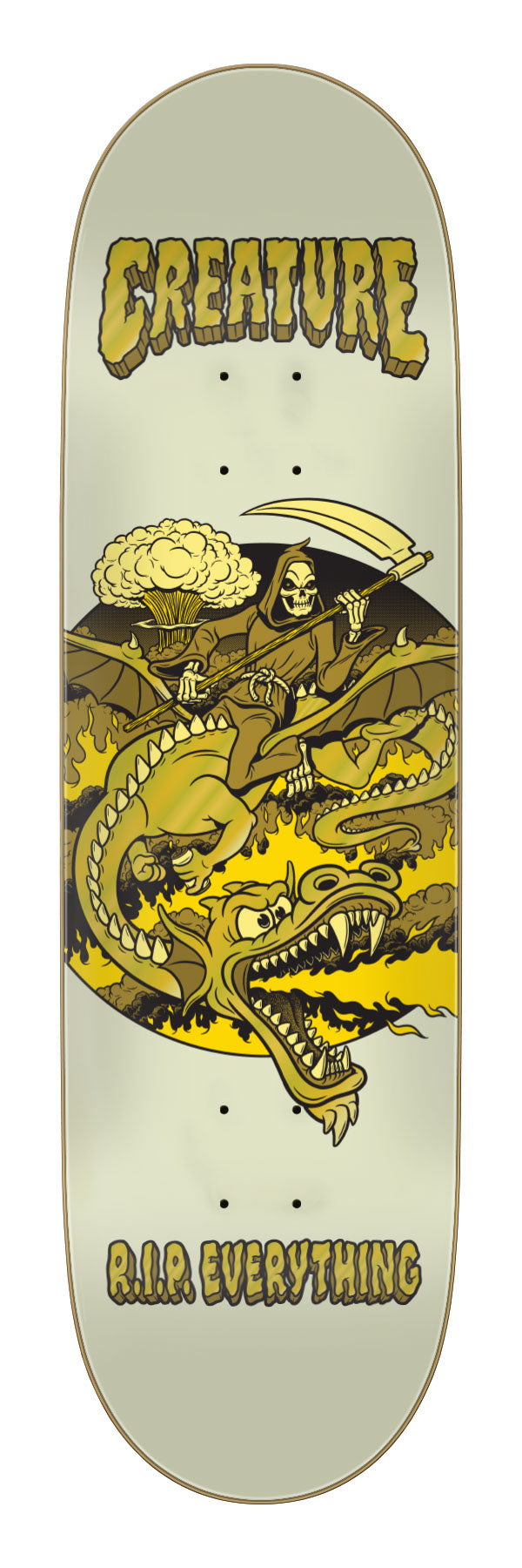 Creature RIP Everything Large Birch 8.80in x 31.95in Skateboard Deck