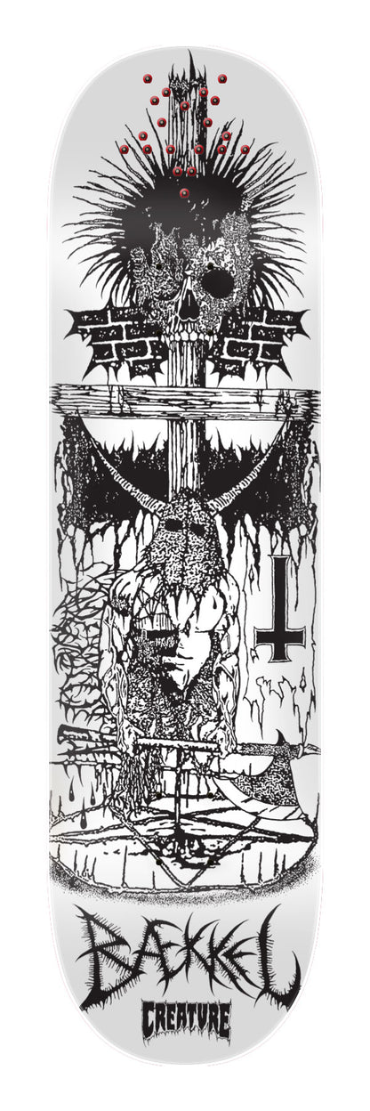 Creature Baekkel BLKMTL Pro 8.6in x 32.11in Skateboard Deck