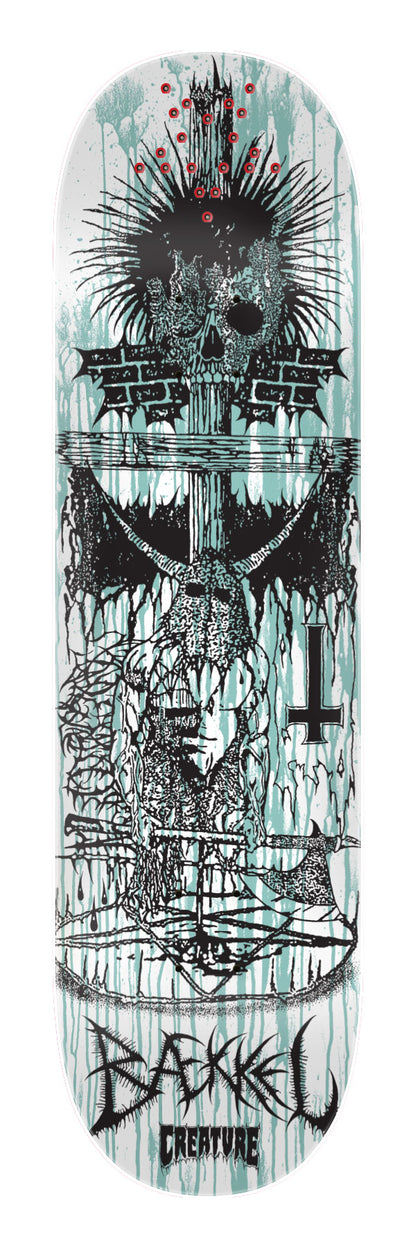 Creature Baekkel BLKMTL Pro 8.6in x 32.11in Skateboard Deck