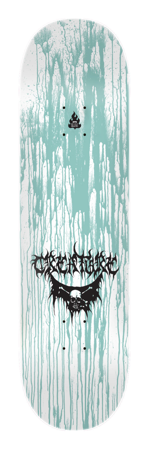 Creature Baekkel BLKMTL Pro 8.6in x 32.11in Skateboard Deck