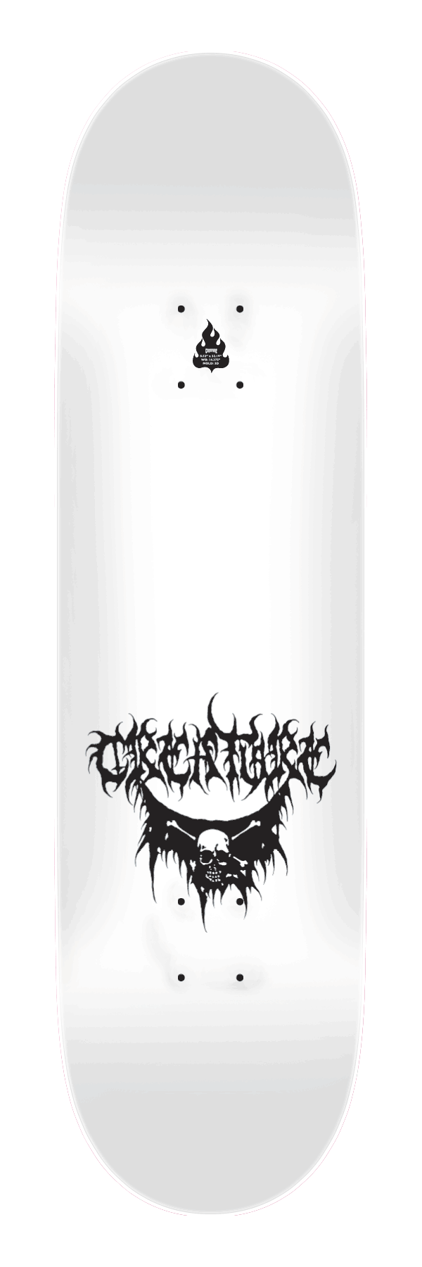 Creature Raffin BLKMTL Pro 8.53in x 32.19in Skateboard Deck