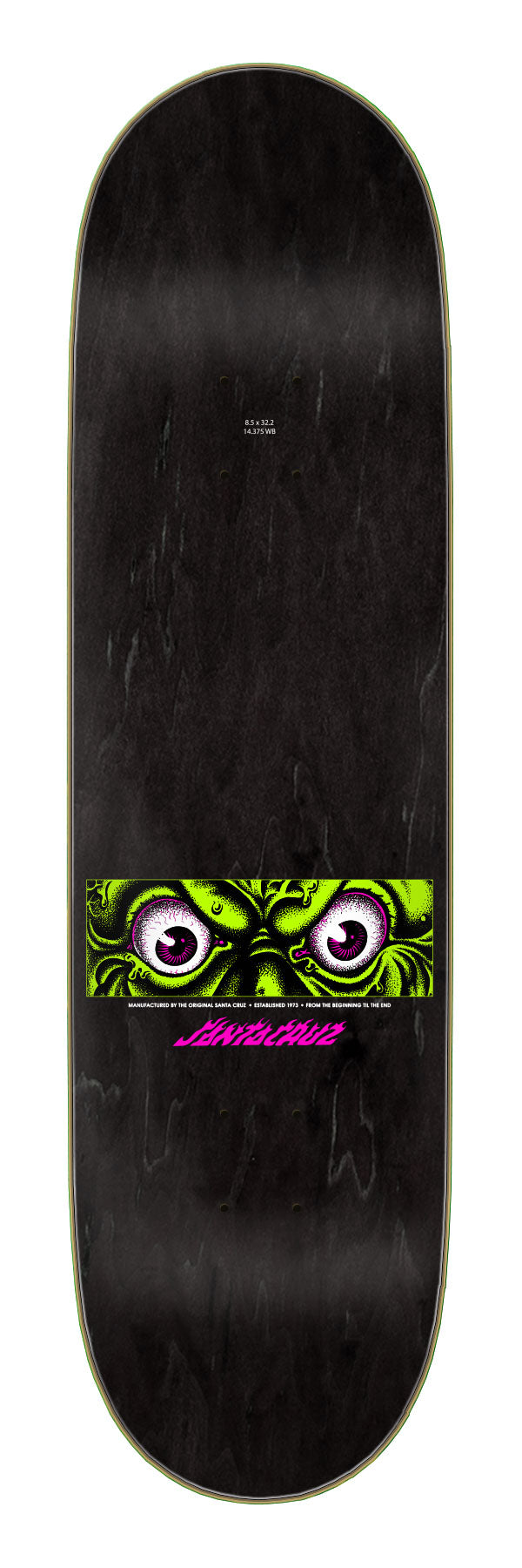 Santa Cruz Rob Roskopp Dissect Birch 8.5in x 32.2in Skateboard Deck