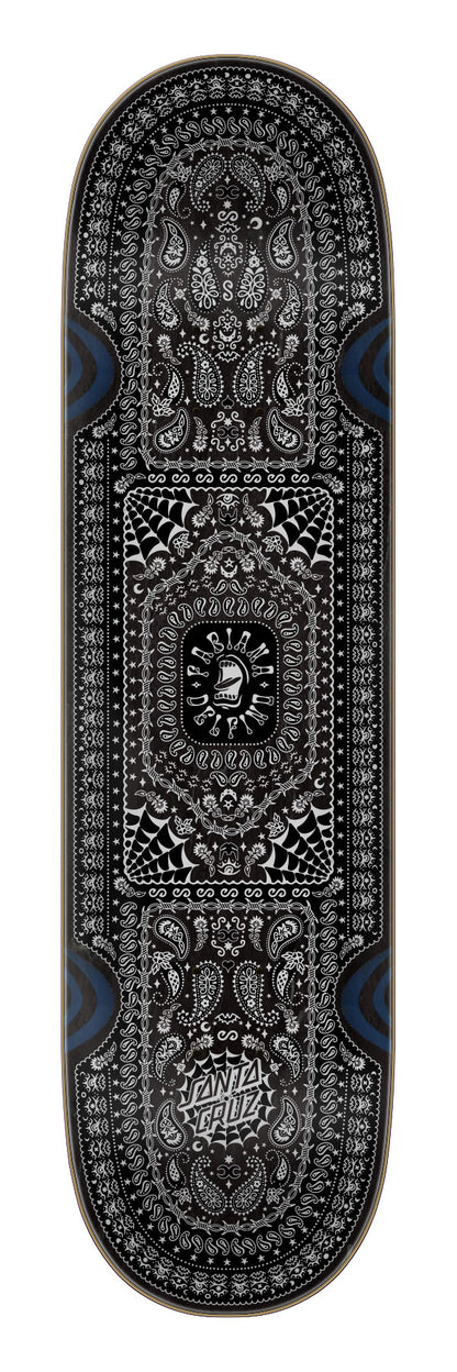 Santa Cruz Delfino Bandana Pro 8.25in x 31.60in Skateboard Deck