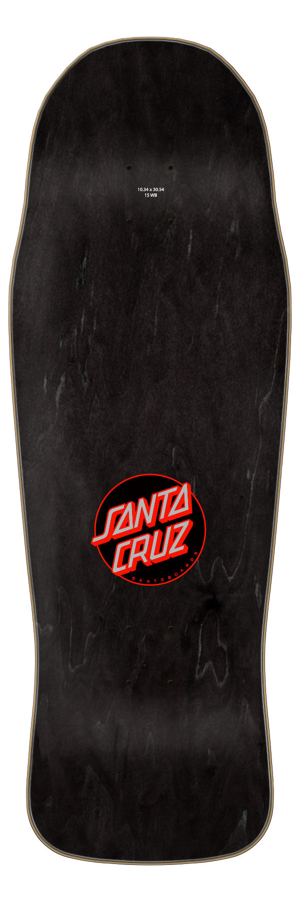 Santa Cruz Winkowski Ghost Pro Shaped 10.34in x 30.54in Skateboard Deck