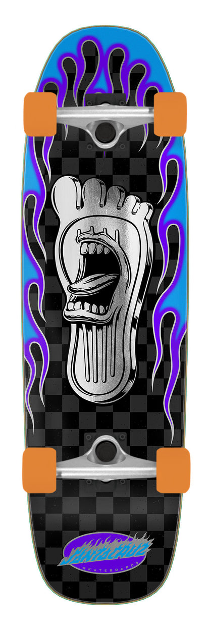 Santa Cruz Screaming Lead Foot 8.4in x 29.4in Cruiser Longboard Complete