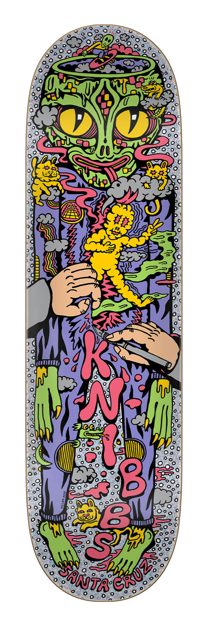 Santa Cruz Knibbs Reptilian Pro 8.50in x 31.60in Skateboard Deck