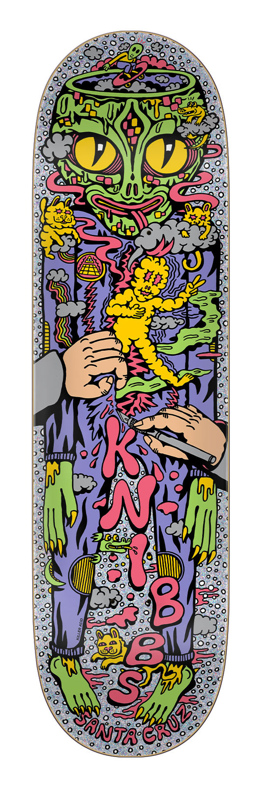 Santa Cruz Knibbs Reptilian Pro 8.50in x 31.60in Skateboard Deck