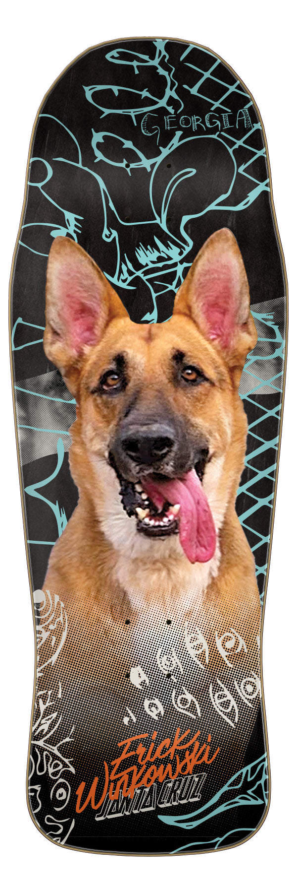 Santa Cruz Winkowski Tribute Pro Shaped 10.34in x 30.54in Skateboard Deck