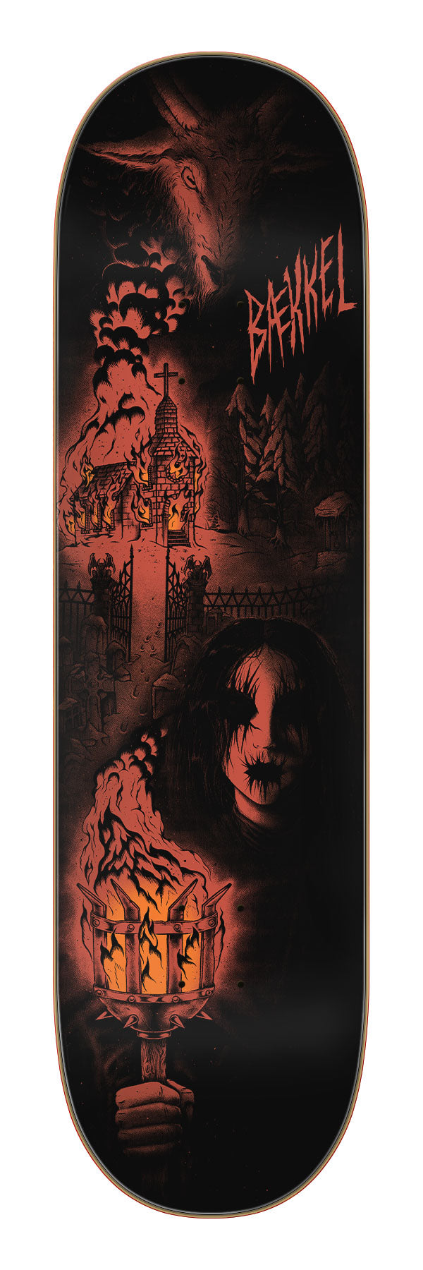 Creature Baekkel Torch Pro 8.6in x 32.11in Skateboard Deck