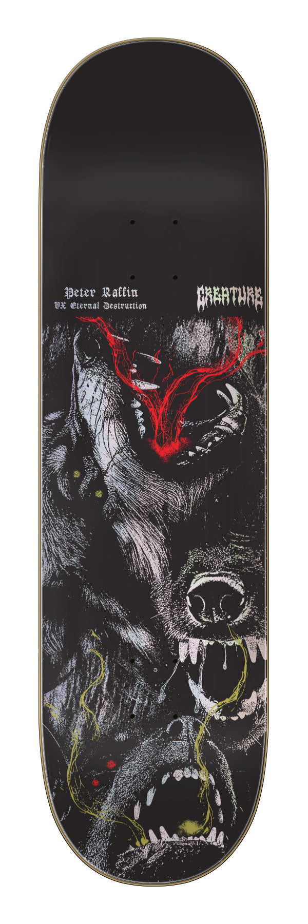 Creature Raffin Mortem VX 8.6in x 32.11in Skateboard Deck