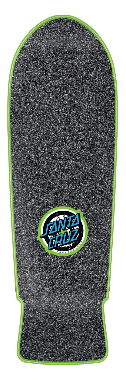 Santa Cruz Roskopp One 10.0in x 31.4in Shaped Cruzer Longboard Complete