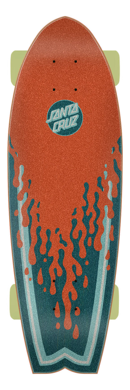 Santa Cruz Dead Shark 8.8in x 27.7in Shark Cruiser Longboard Complete