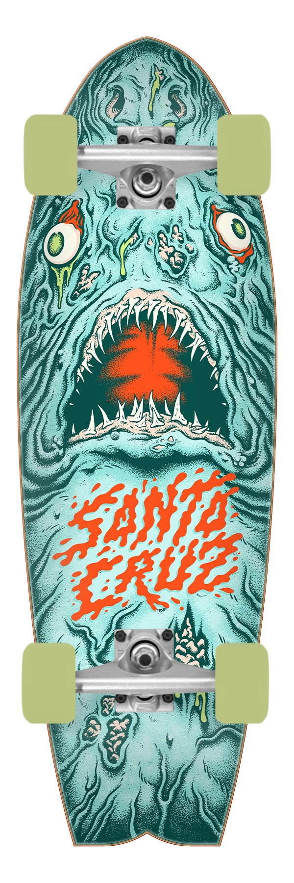 Santa Cruz Dead Shark 8.8in x 27.7in Shark Cruiser Longboard Complete