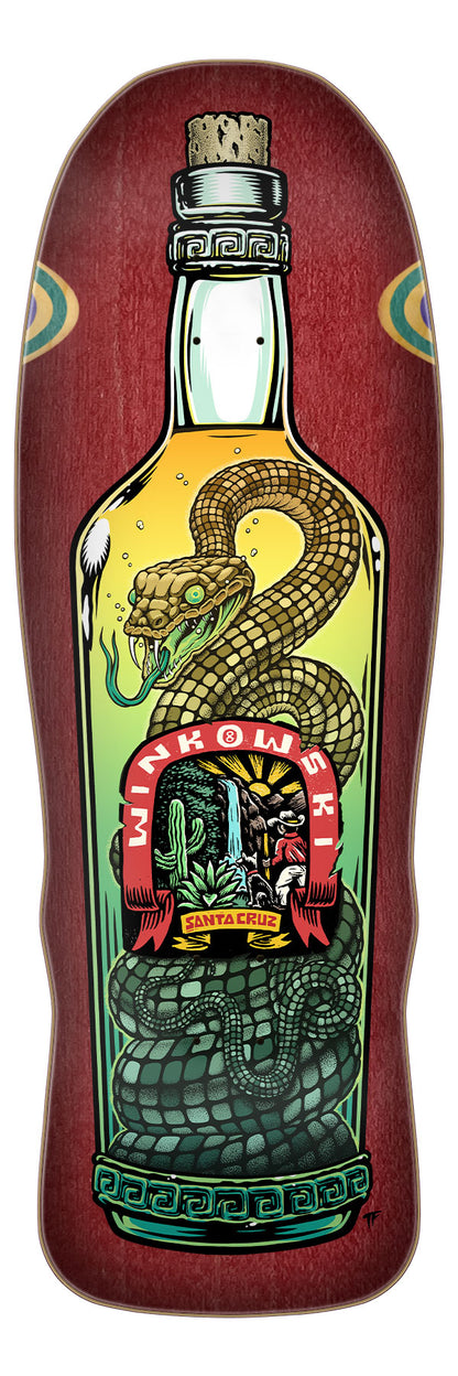 Santa Cruz Winkowski Agave Snake Pro Shaped 10.35in x 30.54in Skateboard Deck