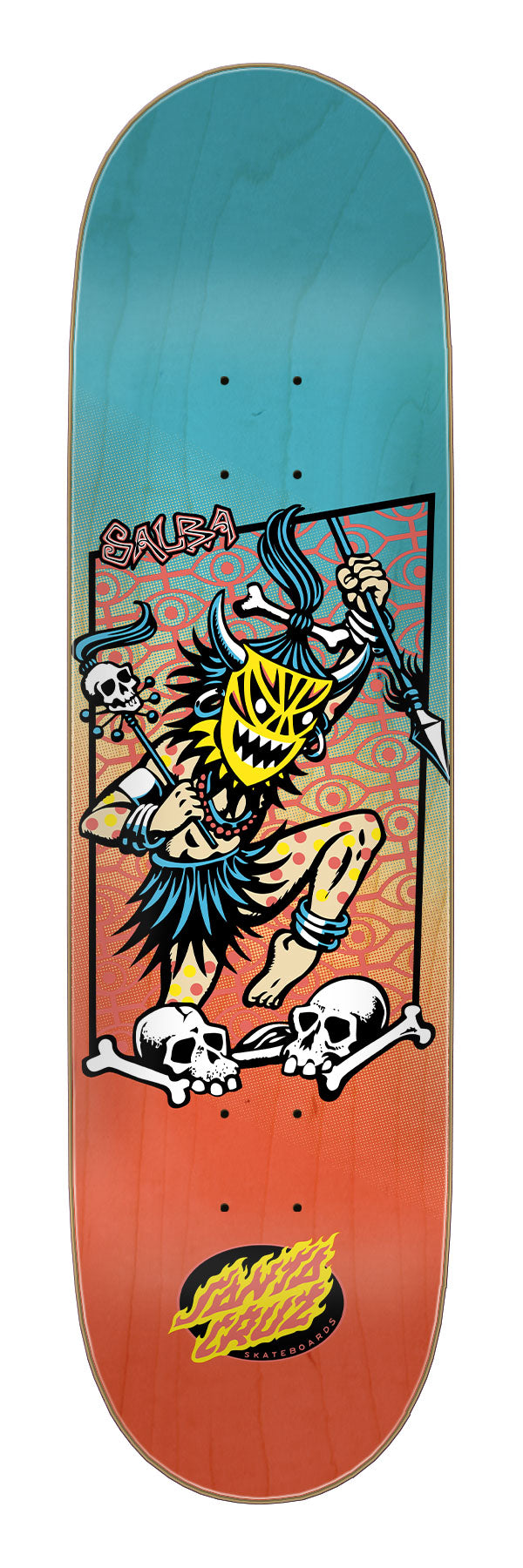 Santa Cruz Salba Voodoo Frame Pro 8.5in x 32.2in Skateboard Deck