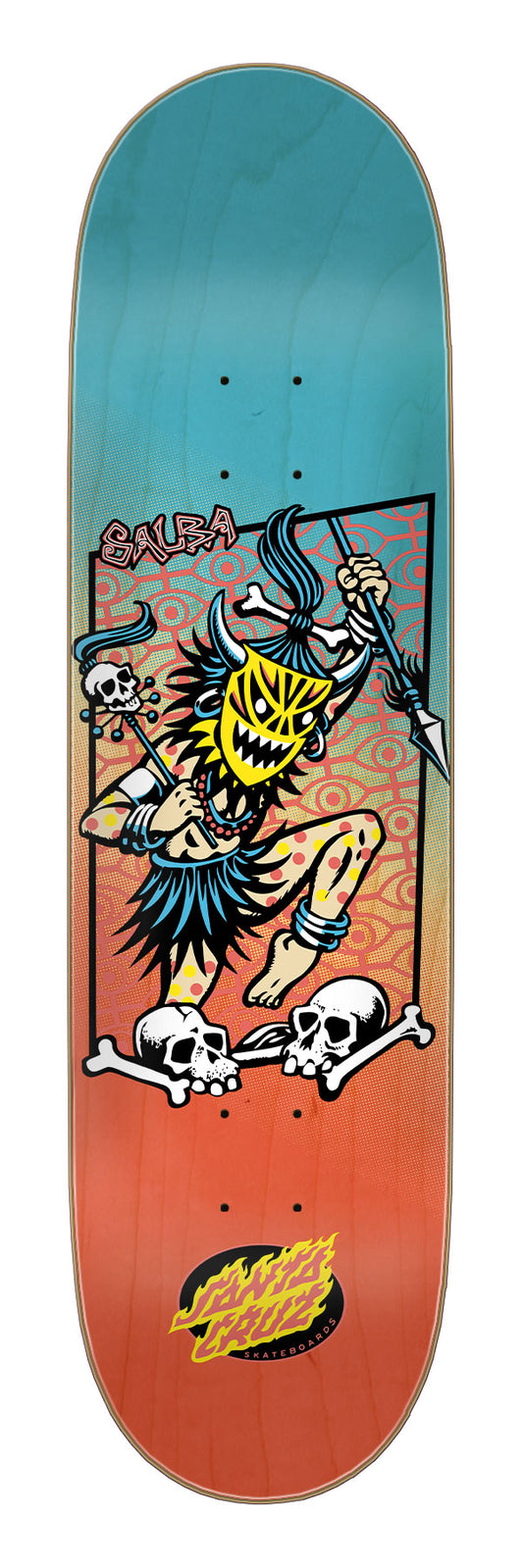 Santa Cruz Salba Voodoo Frame Pro 8.5in x 32.2in Skateboard Deck