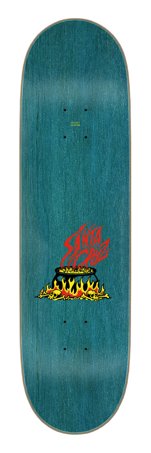 Santa Cruz Salba Voodoo Frame Pro 8.5in x 32.2in Skateboard Deck