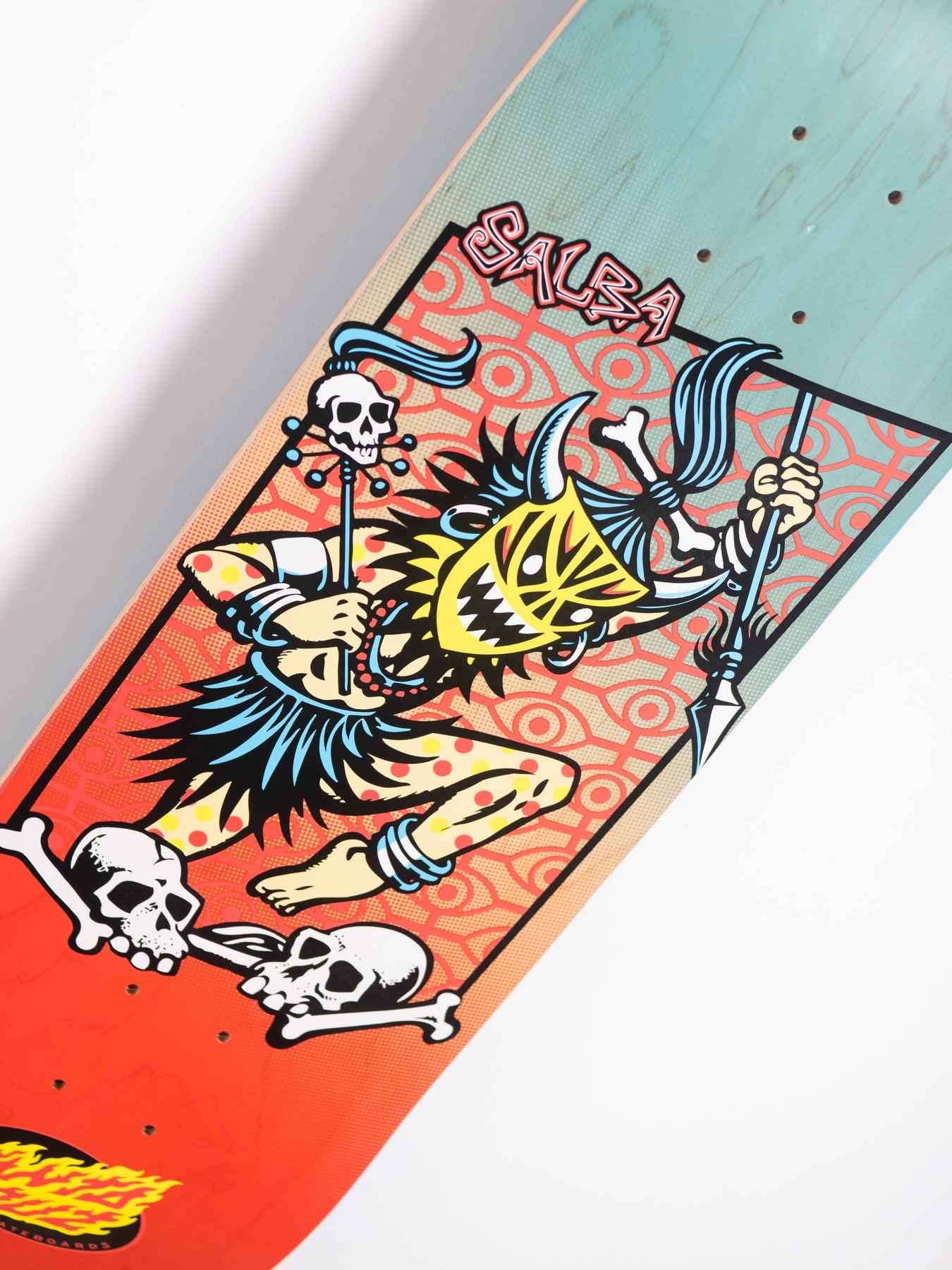 Santa Cruz Salba Voodoo Frame Pro 8.5in x 32.2in Skateboard Deck