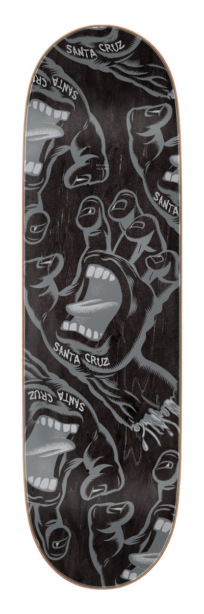 Santa Cruz Crowded Hand 9.00in x 32.15in Skateboard Deck