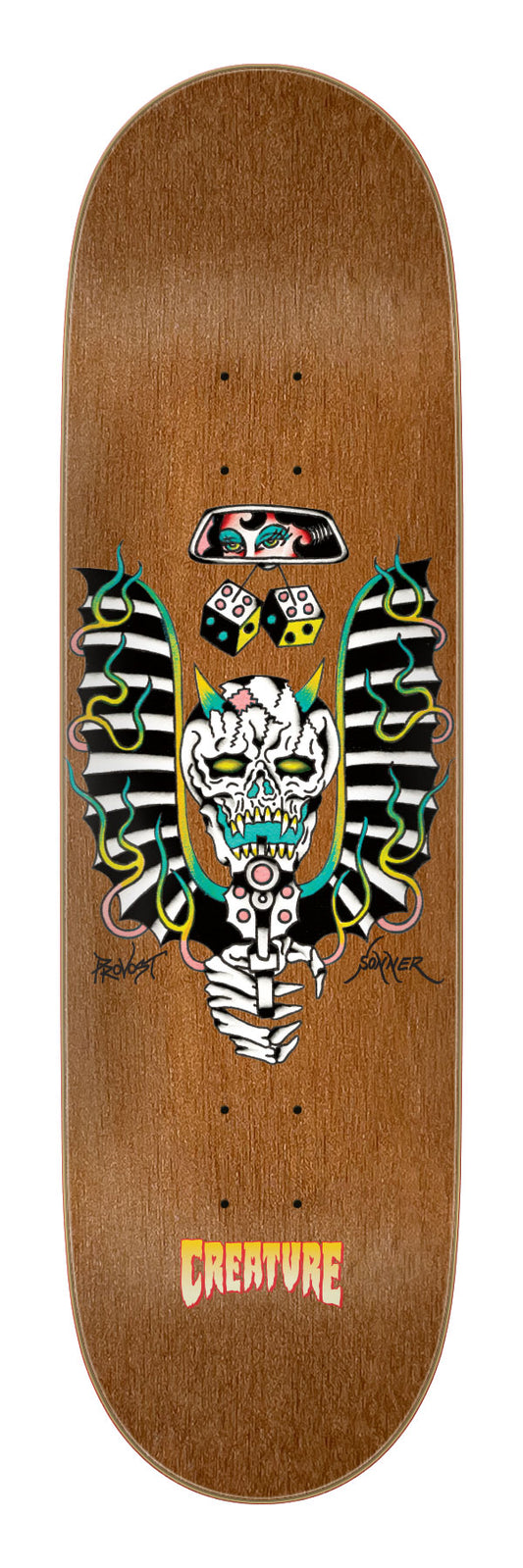 Creature Provost Flash Pro Stumps 8.80in x 31.95in Skateboard Deck