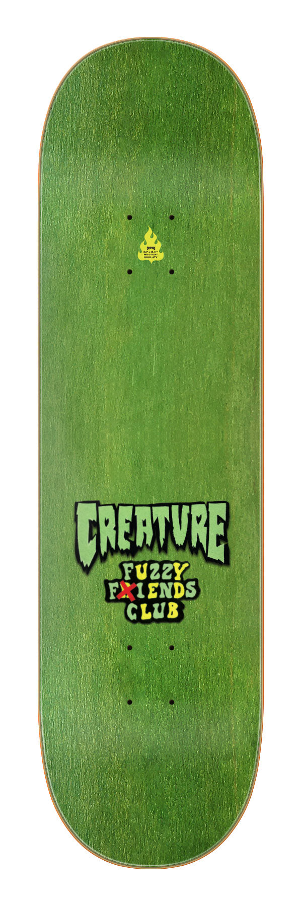 Creature Martinez Fuzzy Creature Fiends Pro 8.6in x 32.11in Skateboard Deck