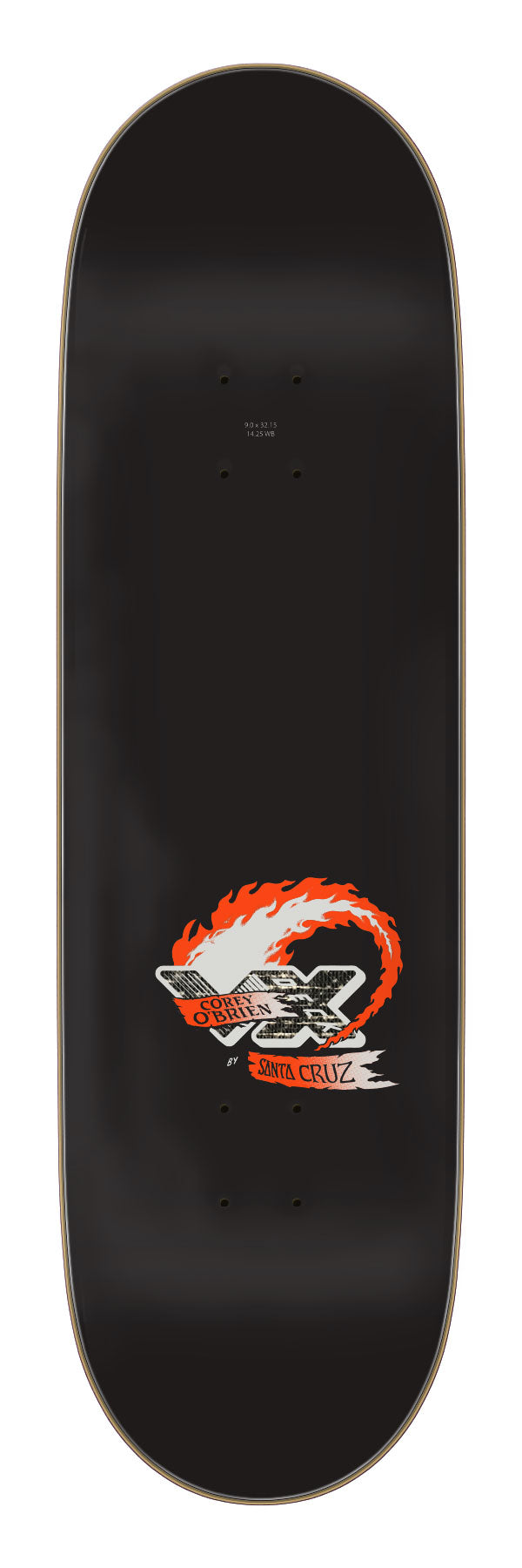 Santa Cruz OBrien Reaper Hand VX 9.00in x 32.15in Skateboard Deck
