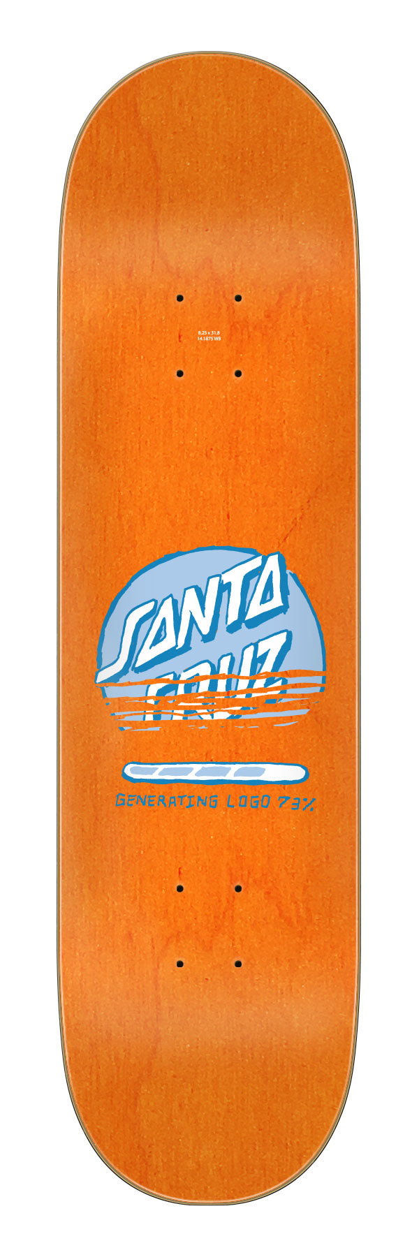 Santa Cruz Self Destruct Birch 8.25in x 31.8in Skateboard Deck