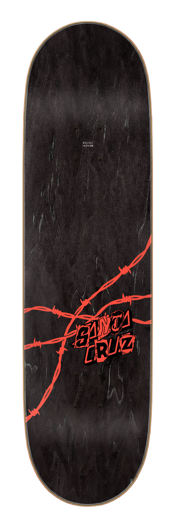 Santa Cruz Pay Off Strip Birch 8.5in x 32.2in Skateboard Deck