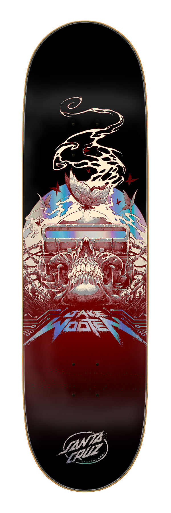 Santa Cruz Wooten Cyber VX 8.5in x 32.2in Skateboard Deck