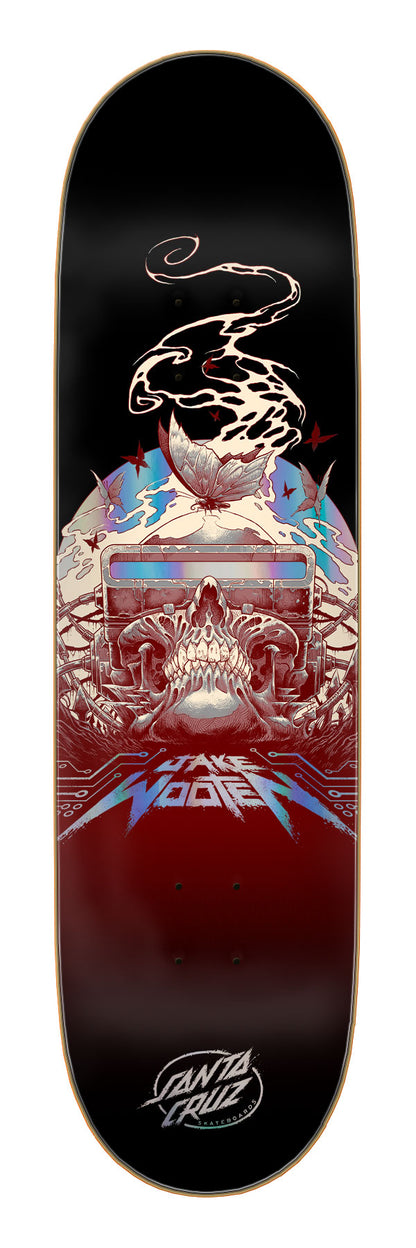 Santa Cruz Wooten Cyber VX 8.5in x 32.2in Skateboard Deck