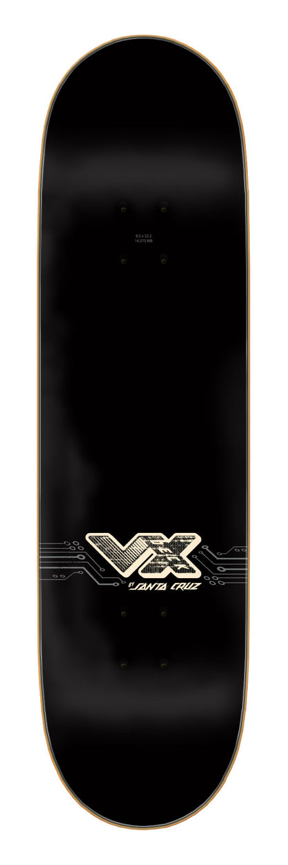 Santa Cruz Wooten Cyber VX 8.5in x 32.2in Skateboard Deck