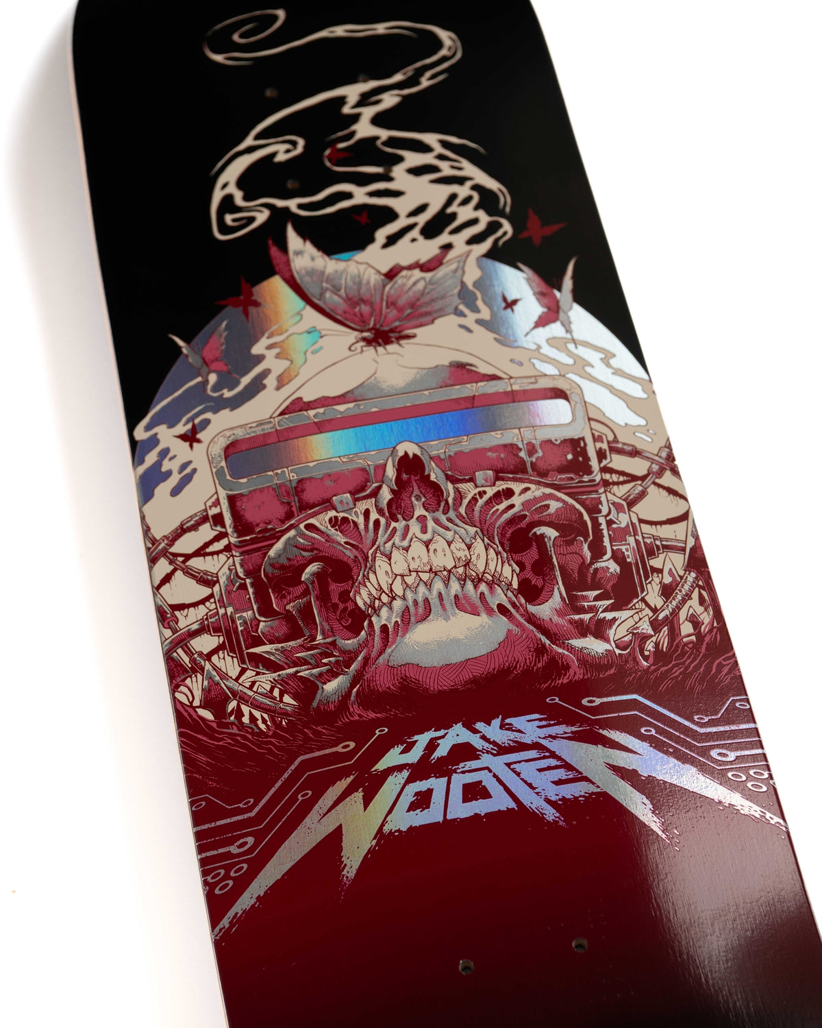 Santa Cruz Wooten Cyber VX 8.5in x 32.2in Skateboard Deck