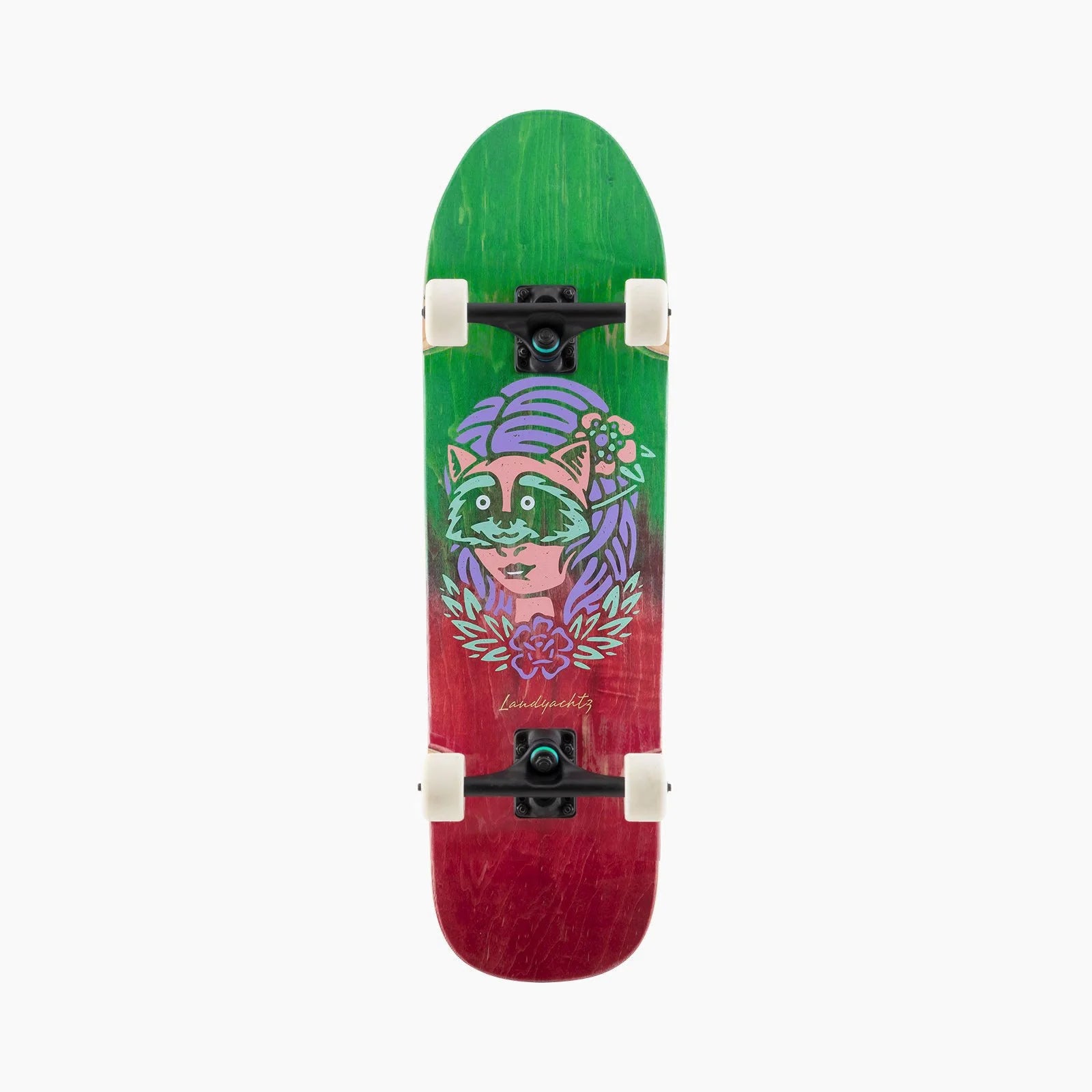Landyachtz ATV Perfecto Raccoon Cruiser Longboard Complete