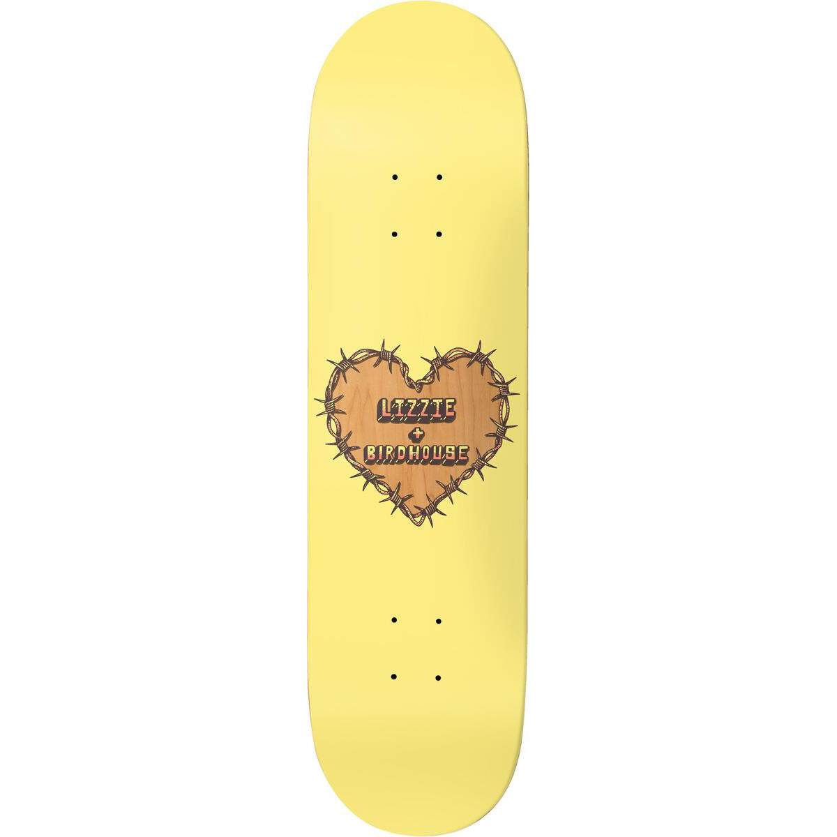 Birdhouse Lizzie Armanto Heart Protection 8.0in x 31.5in Skateboard Deck