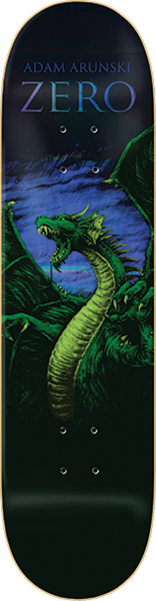 Zero Adam Arunski Holographic Dragon 8.5in x 32.3in Skateboard Deck