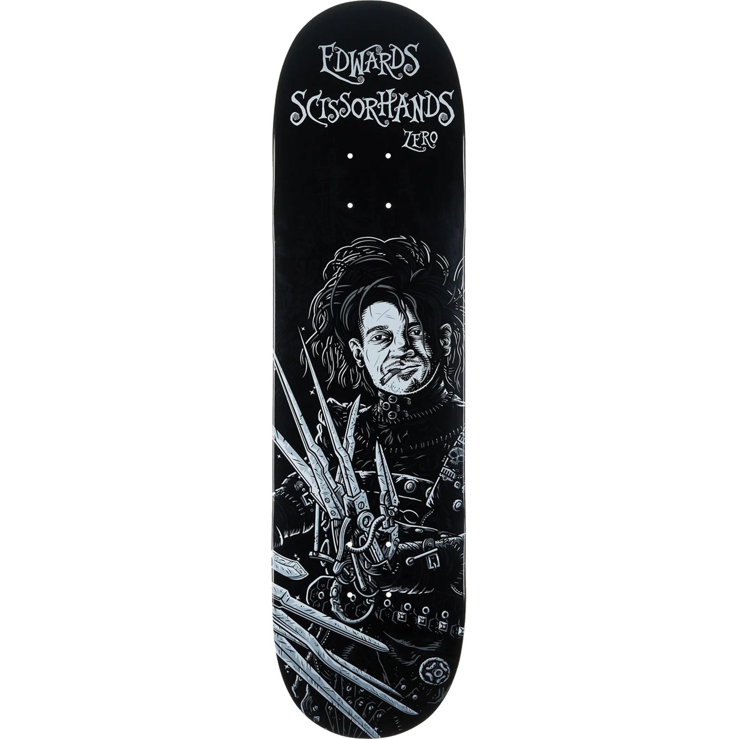 Zero Forrest Edwards Scissor Hands 8.5in x 32.3in Skateboard Deck
