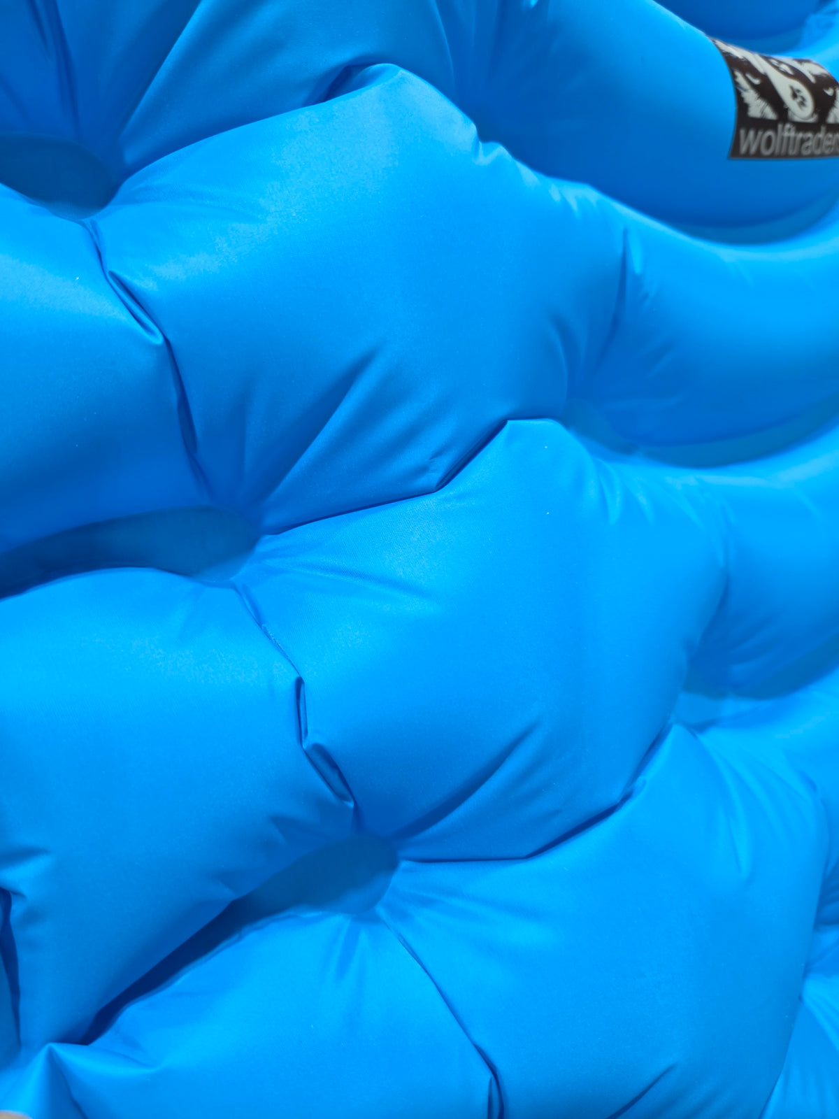 Wolftraders Ultra Lightweight Inflatable Camp Mat Blue
