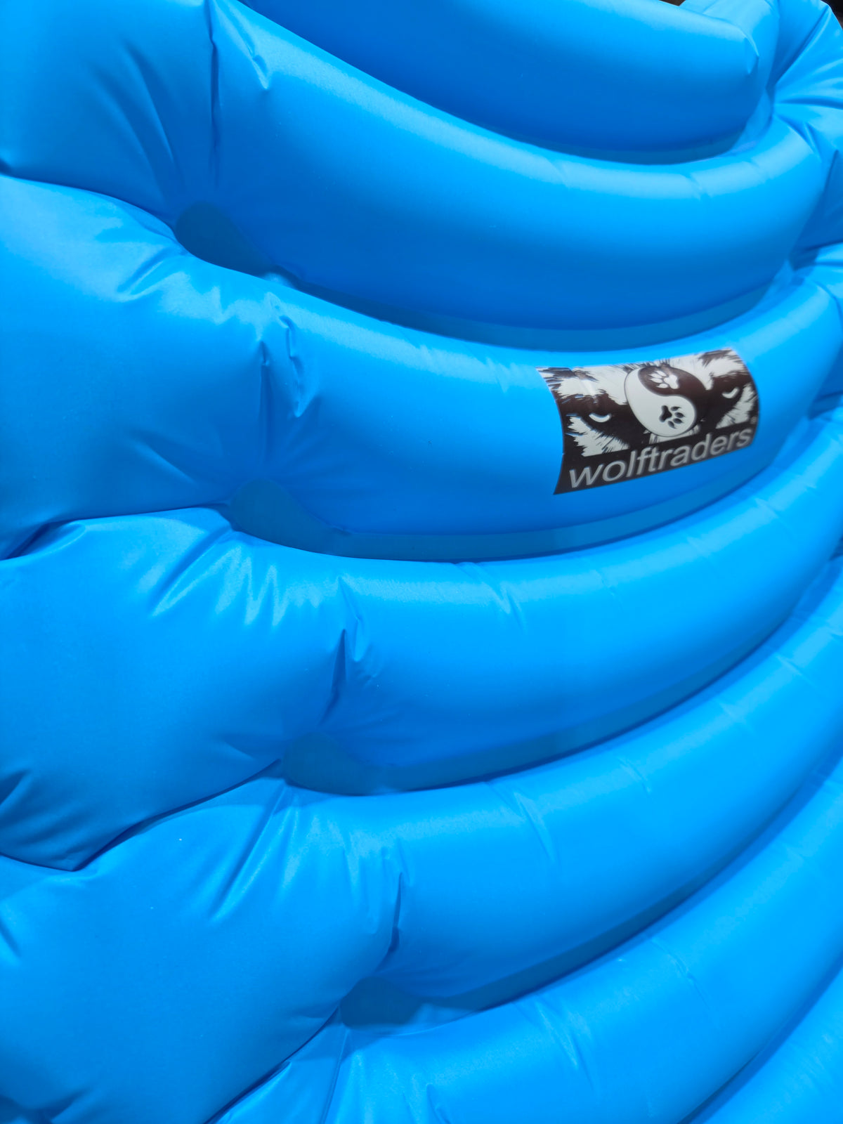 Wolftraders Ultra Lightweight Inflatable Camp Mat Blue