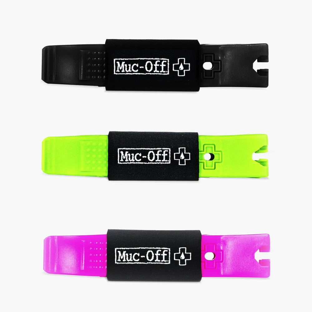 Muc-Off Rim Stix Tire Levers Black Green Pink